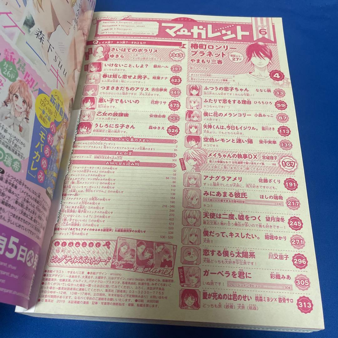 マーガレット2019年6号