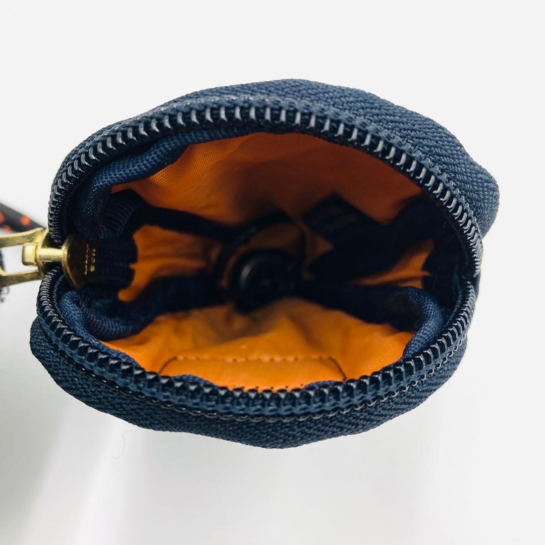 未使用級✨ポーター　オフィサーキット　ネックポーチ　キーケース　アイアンブルー