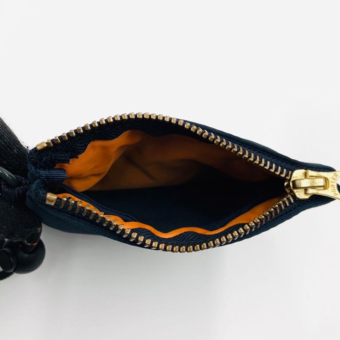 未使用級✨ポーター　オフィサーキット　ネックポーチ　キーケース　アイアンブルー