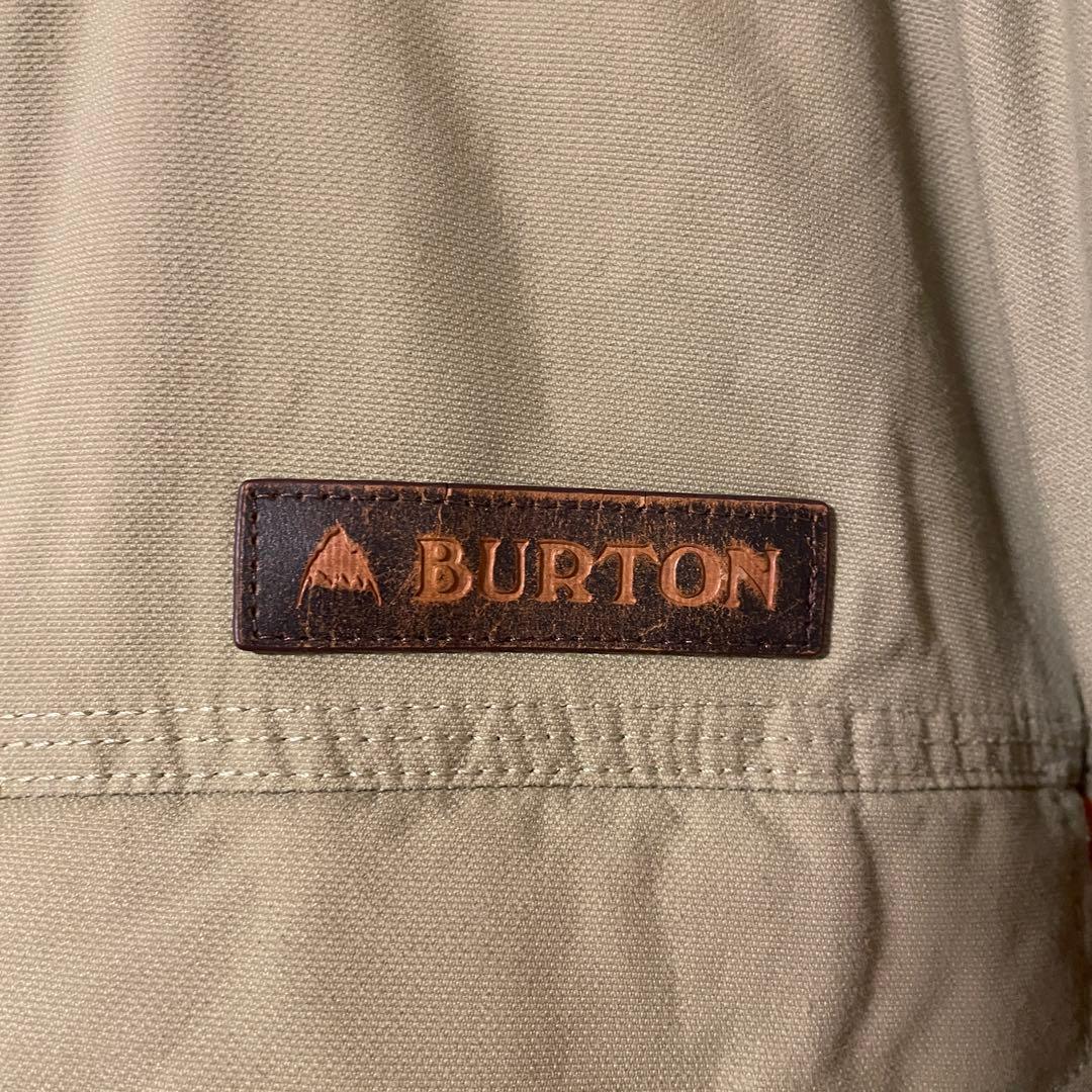 Burtonバートンスキーウェアスノーボードジャケットパーカーベージュオレンジ