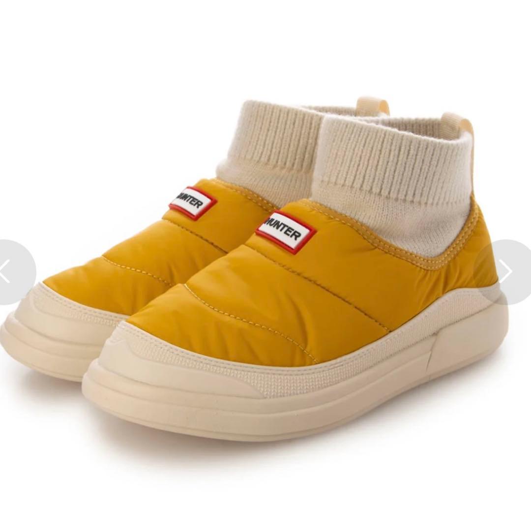 【美品】HUNTER レディース　ウィンターブーツ　25センチ