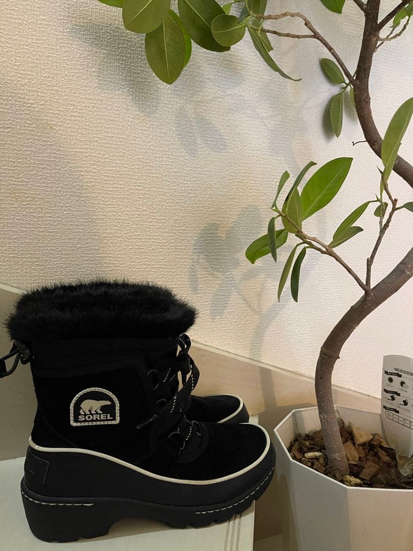 SOREL ブラック スノーブーツ