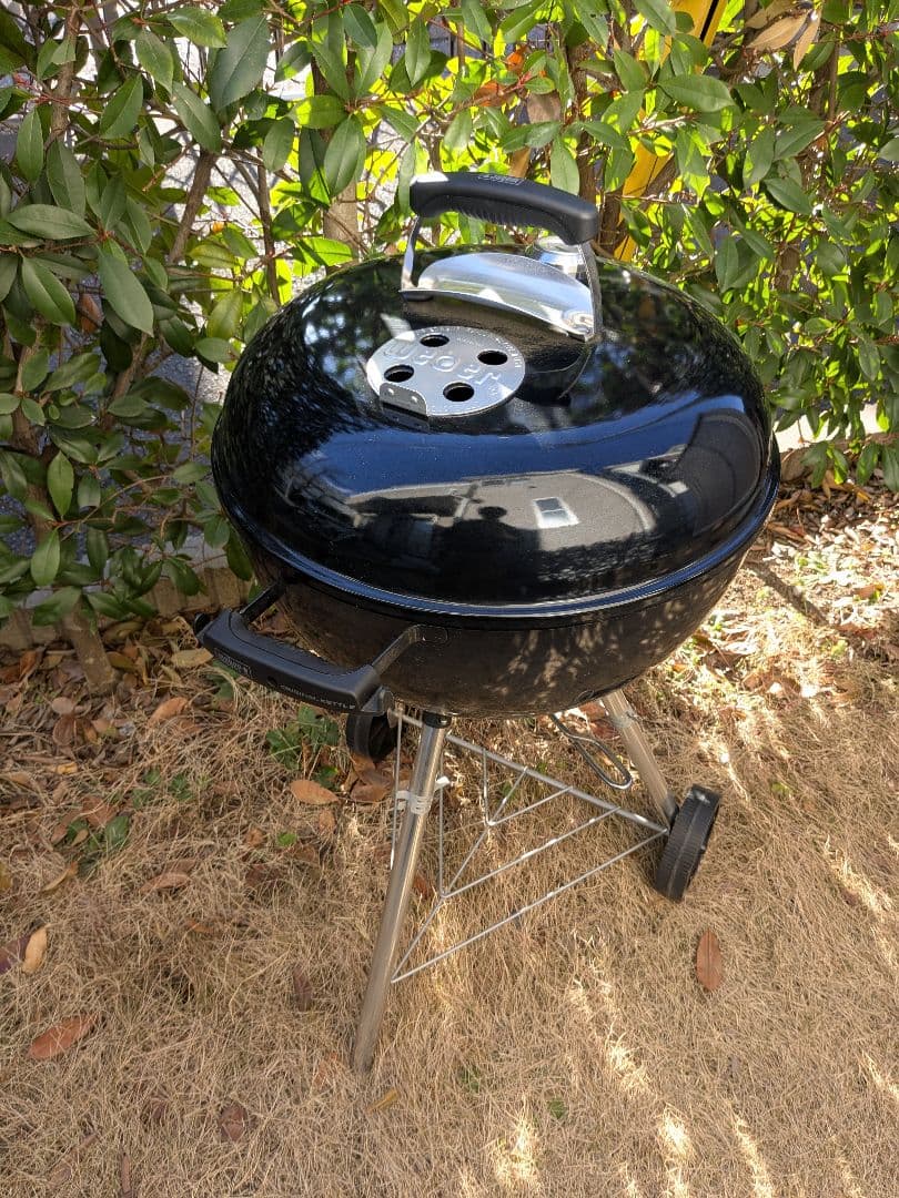 weber(ウェーバー)　グリル　直径47cm　ブラック　収納カバー付き