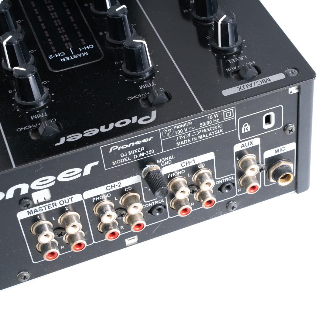 動作確認済み Pioneer DJM350 録音機能搭載 2ch DJミキサー
