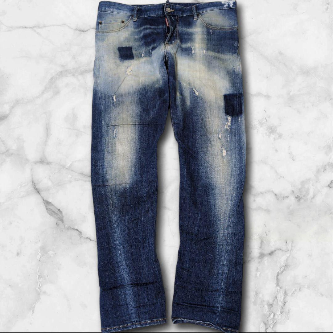 希少✨ディースクエアード sexy twist jean デニム 緑パッチ 52