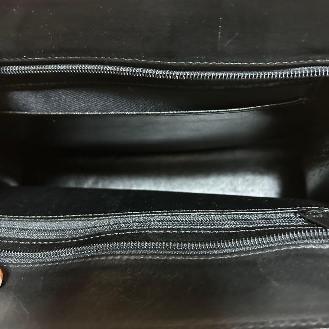 希少　ガルーシャ　エイ革　スクラッチ　ハンドバッグ　ゴールドロゴ