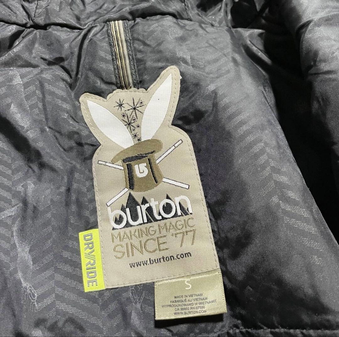 BURTON/バートン　サイズ S・黒！　DRYRIDE フードスノージャケット