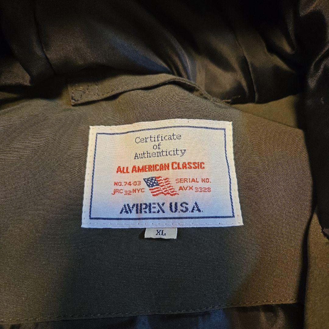 AVIREX フライトジャケット XL