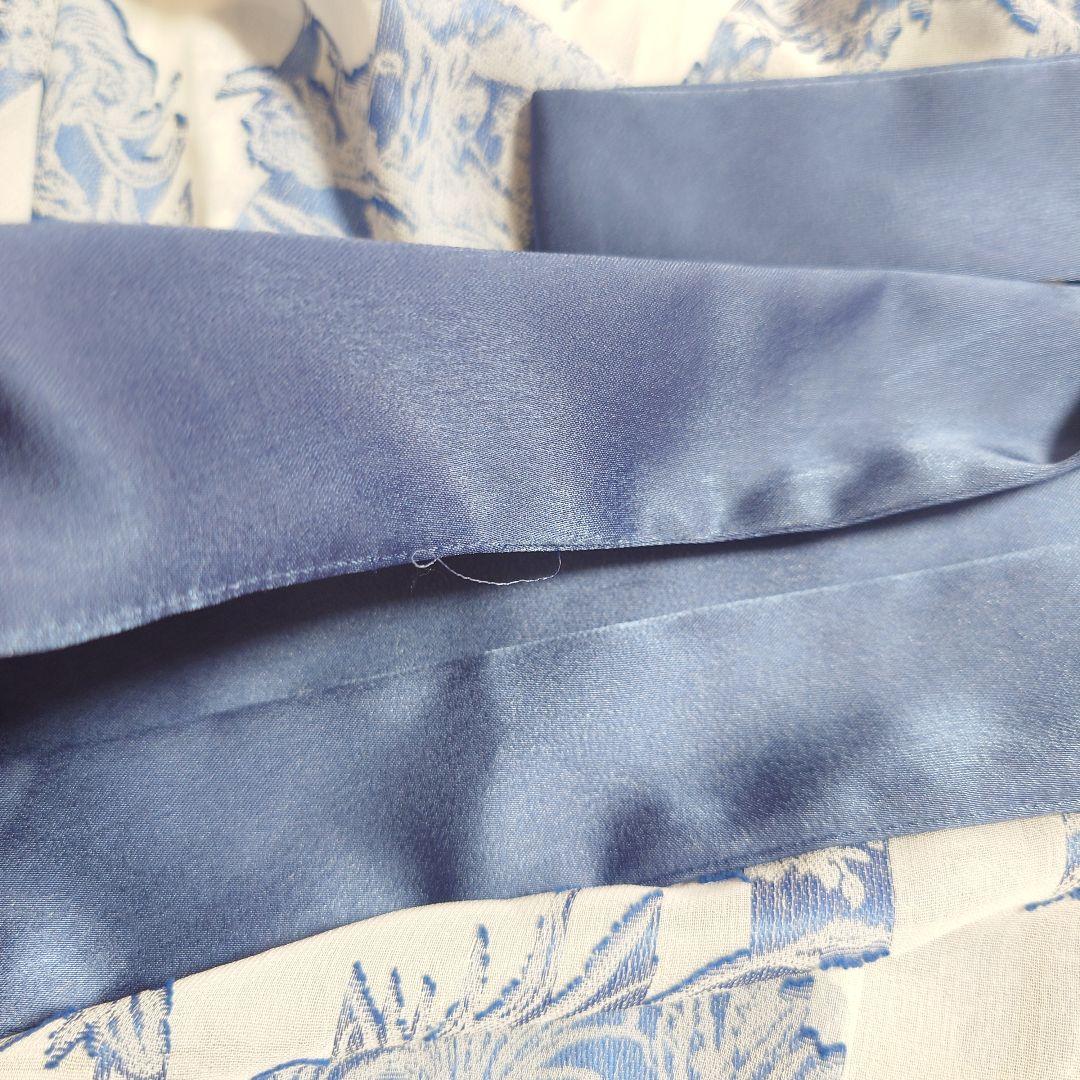 0 S fray i.d フレイアイディー リボン ドレス ワンピース ブルー