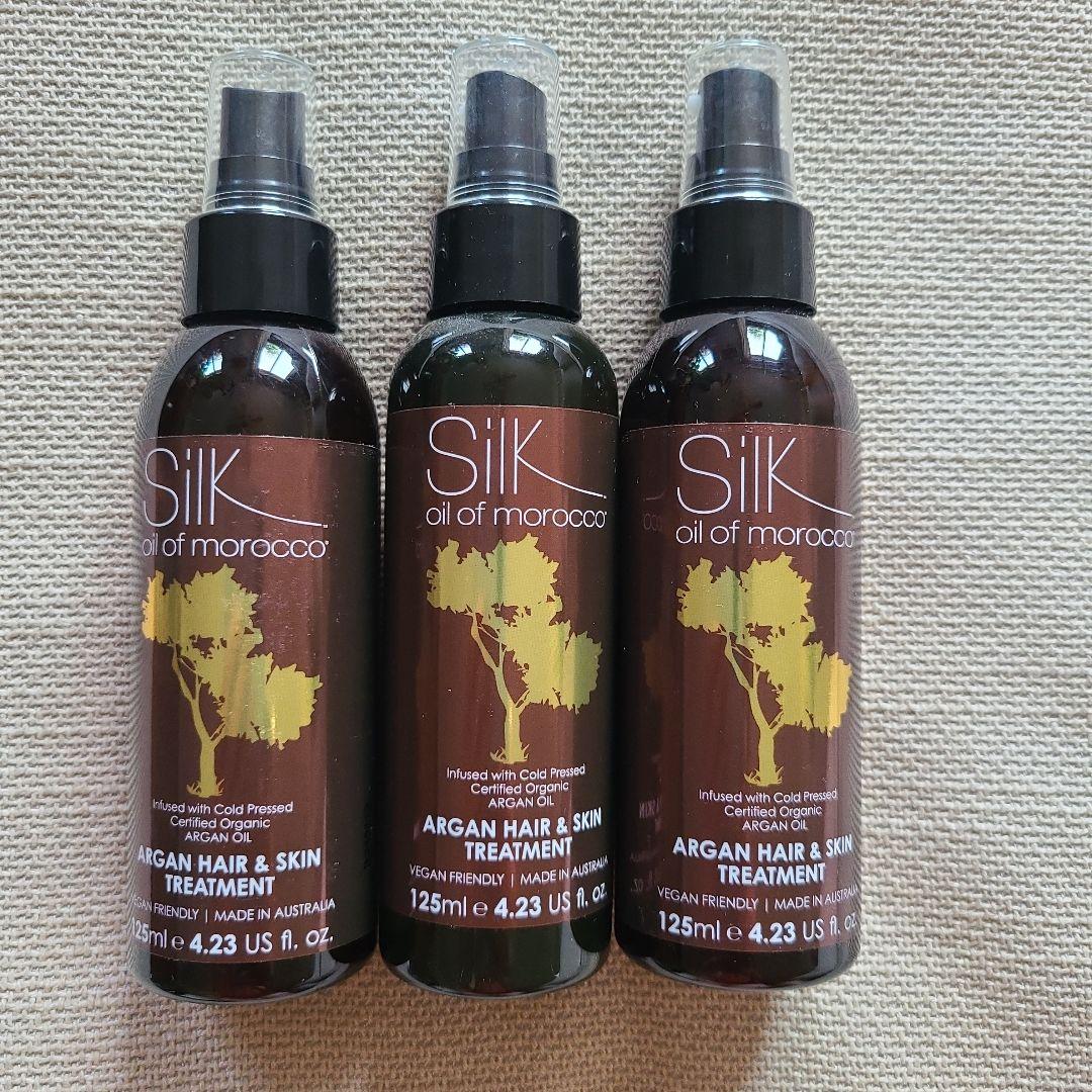 SilkArgan Hair & Skin Treatment 125mL 3本