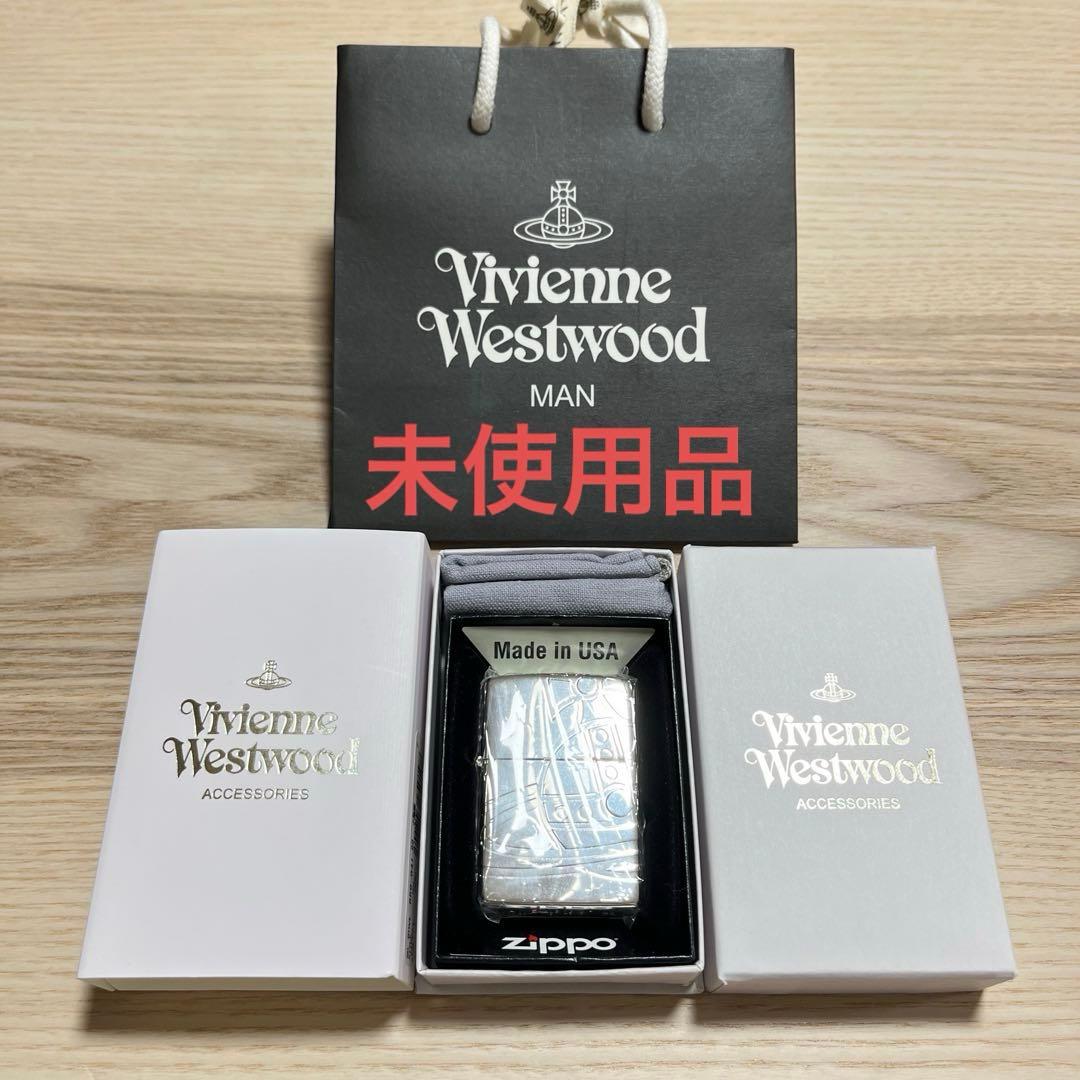 ★未使用保管品★ヴィヴィアンウエストウッド　ジッポ　シルバー　オーブ