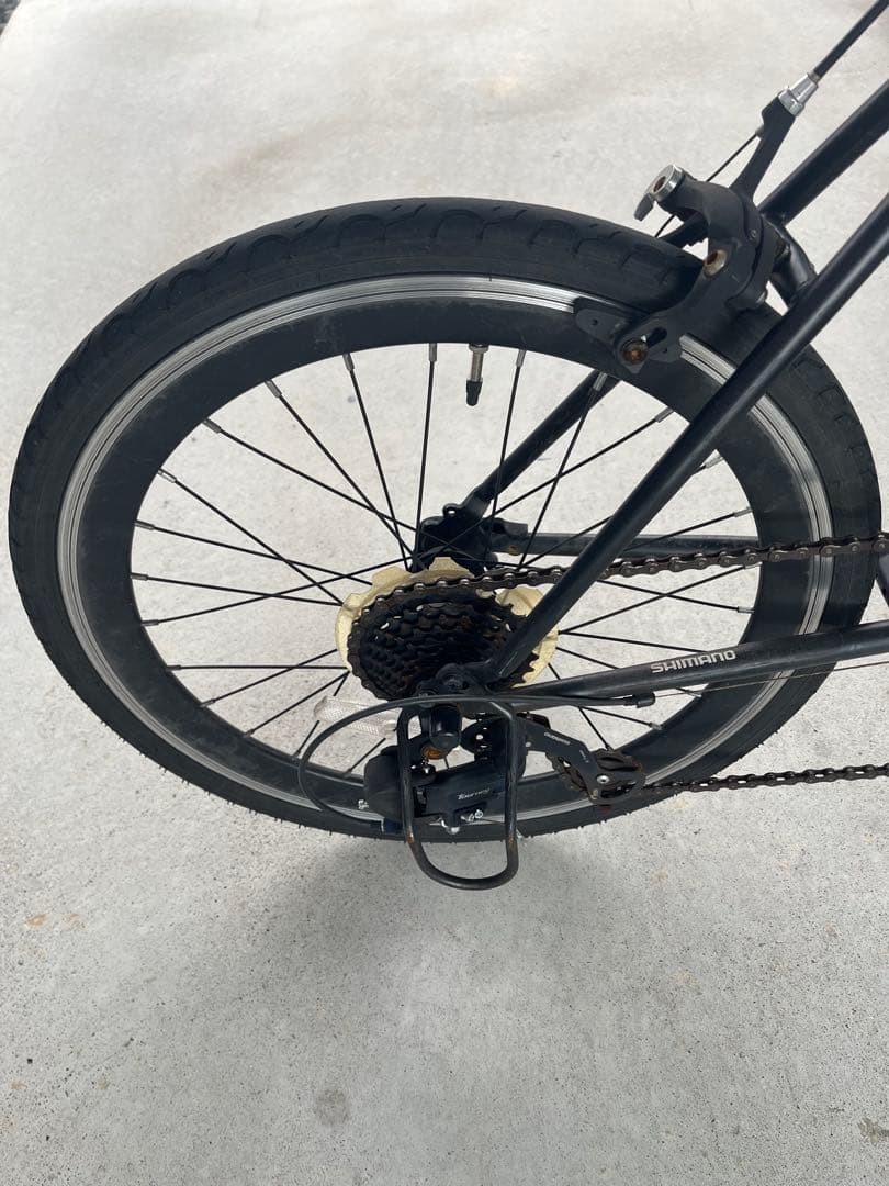 直接引き取り　ミニベロ ブラック ドロップハンドル　ロードバイク