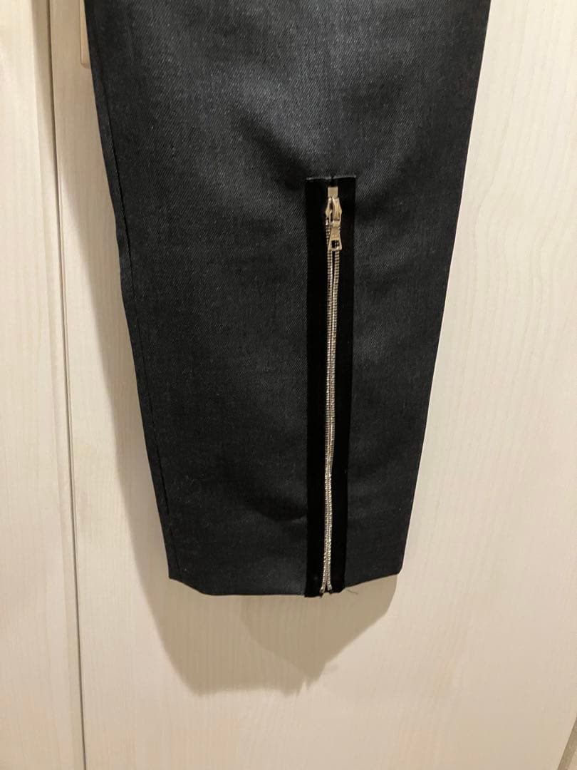 アンダーカバー undercover 22aw 裾zip スラックス　グレー2