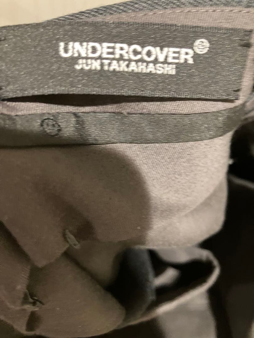 アンダーカバー undercover 22aw 裾zip スラックス　グレー2