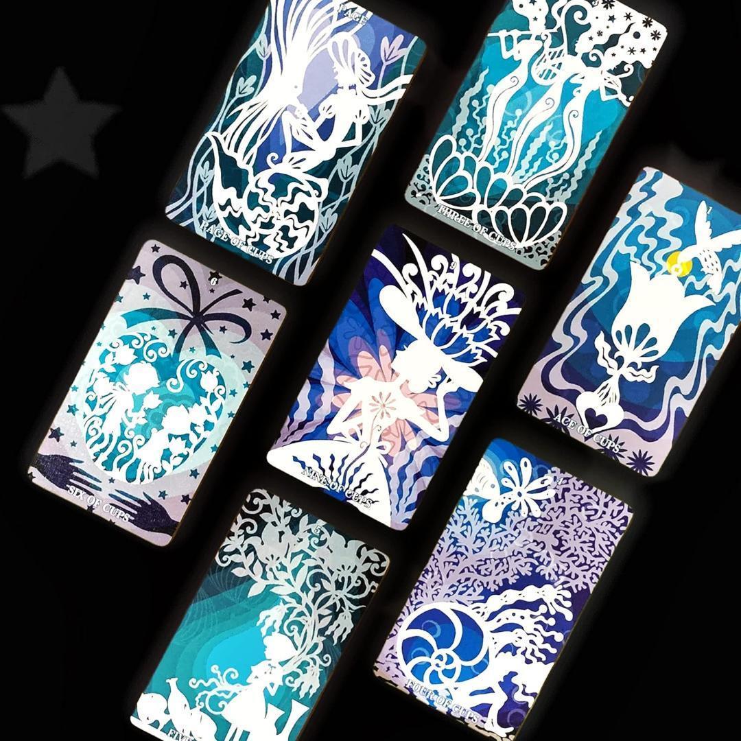 【正規品タロットカード】シルエットタロット 3rdエディション 太陽／ネガティブ