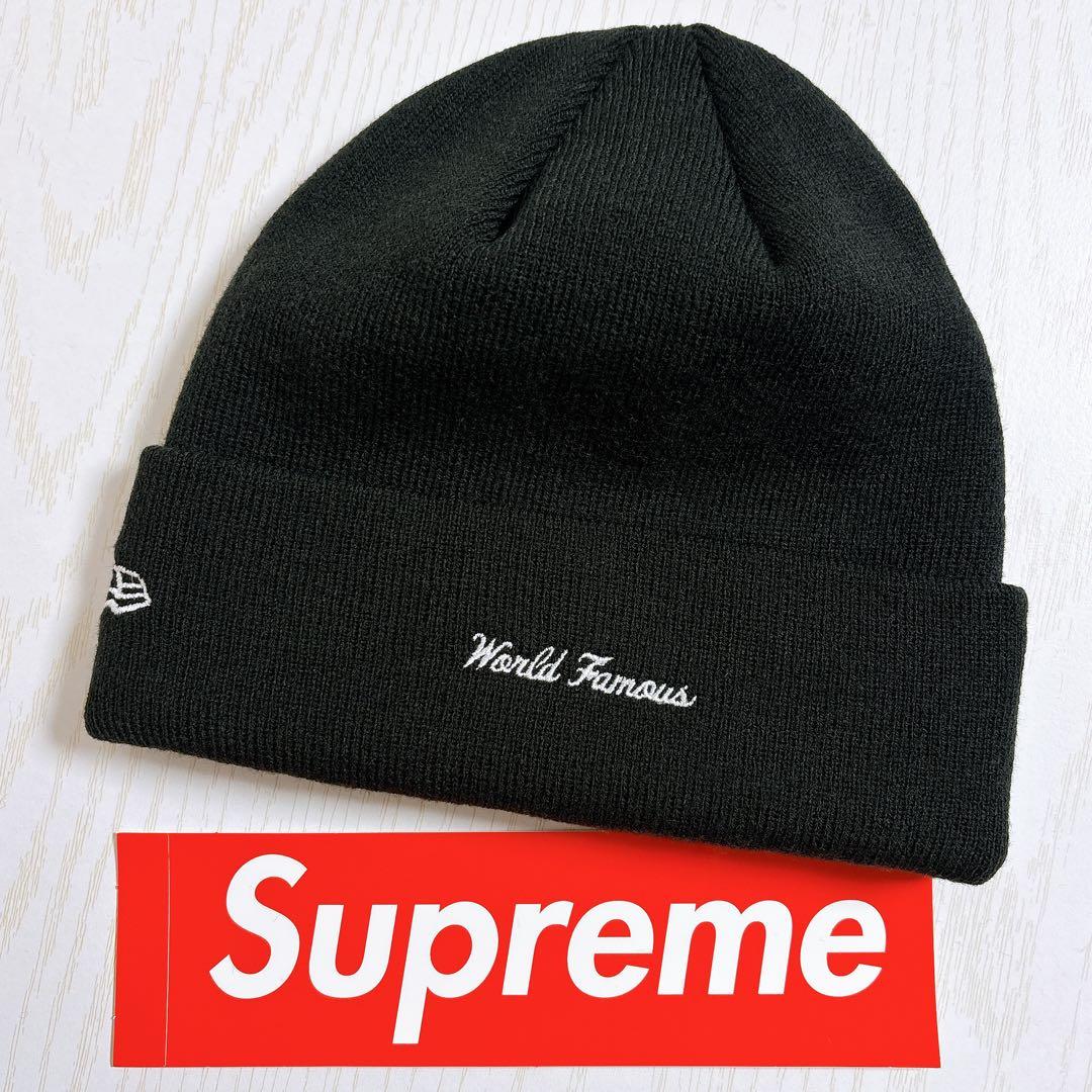 Supreme NEW ERA ニット帽　バンダナ　BOXロゴ　ブラック　黒