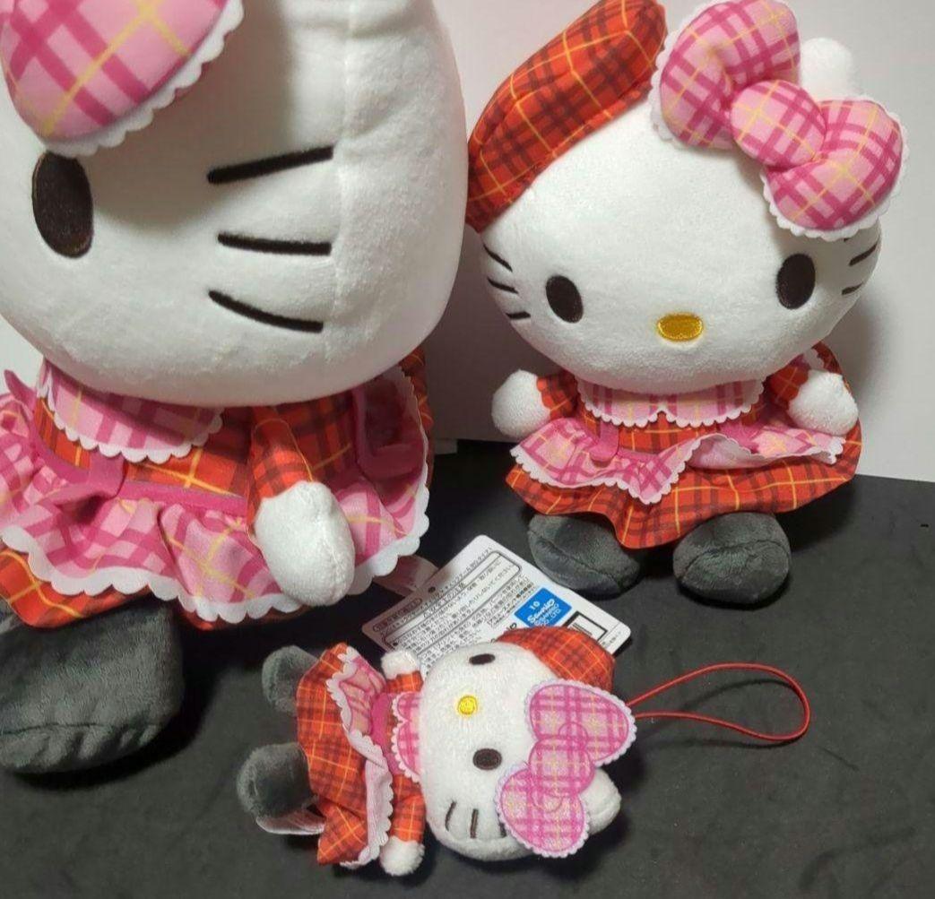 【予約品】チェックドール ハローキティ キティちゃんぬいぐるみ マスコット