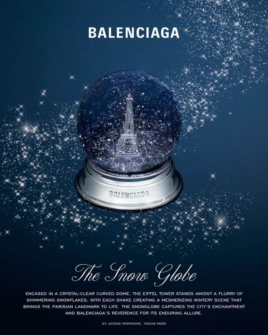 バレンシアガ　スノードーム