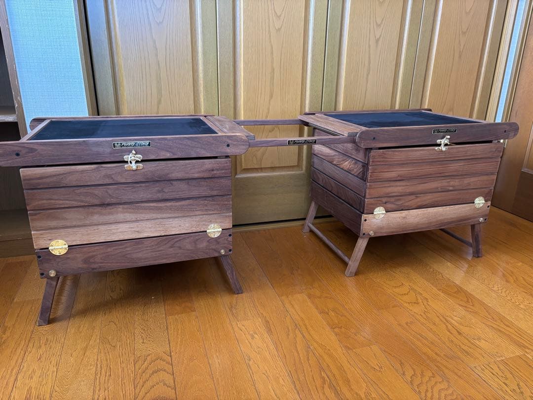 igt ウォルナット シェルフコンテナ　韓国　約36リットル