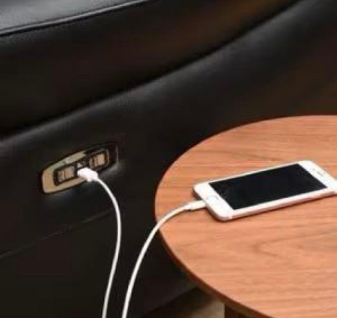 本革　1人掛け　電動リクライニング　ソファ　美品