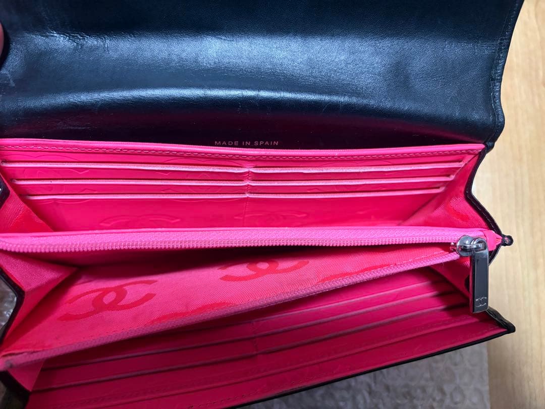 CHANEL 長財布 カンボンライン