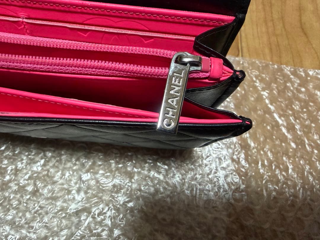 CHANEL 長財布 カンボンライン