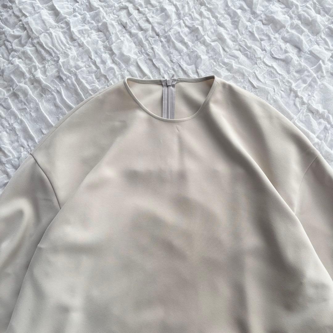 【1度着用のみ美品】 フレームワーク ダブルクロスタックスリーブブラウス