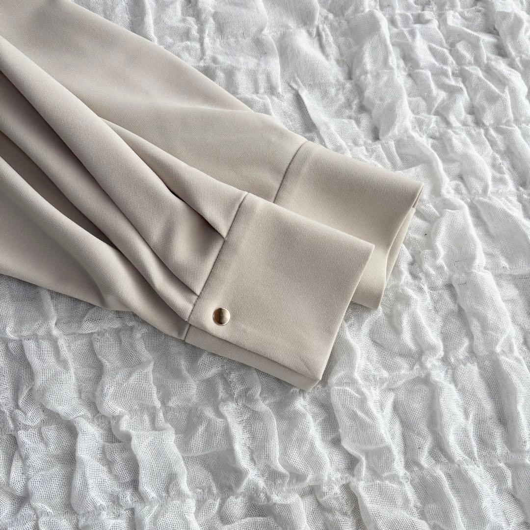 【1度着用のみ美品】 フレームワーク ダブルクロスタックスリーブブラウス