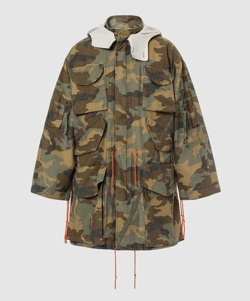 激レア GREG LAUREN CAMO FISHTAIL 迷彩 ジャケット