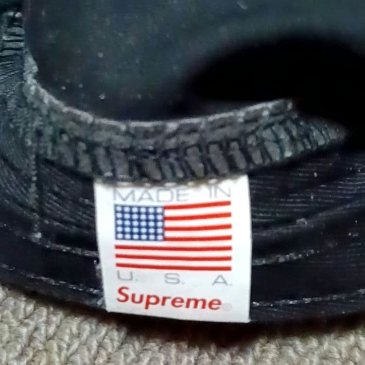 Supreme ワークキャップ 黒