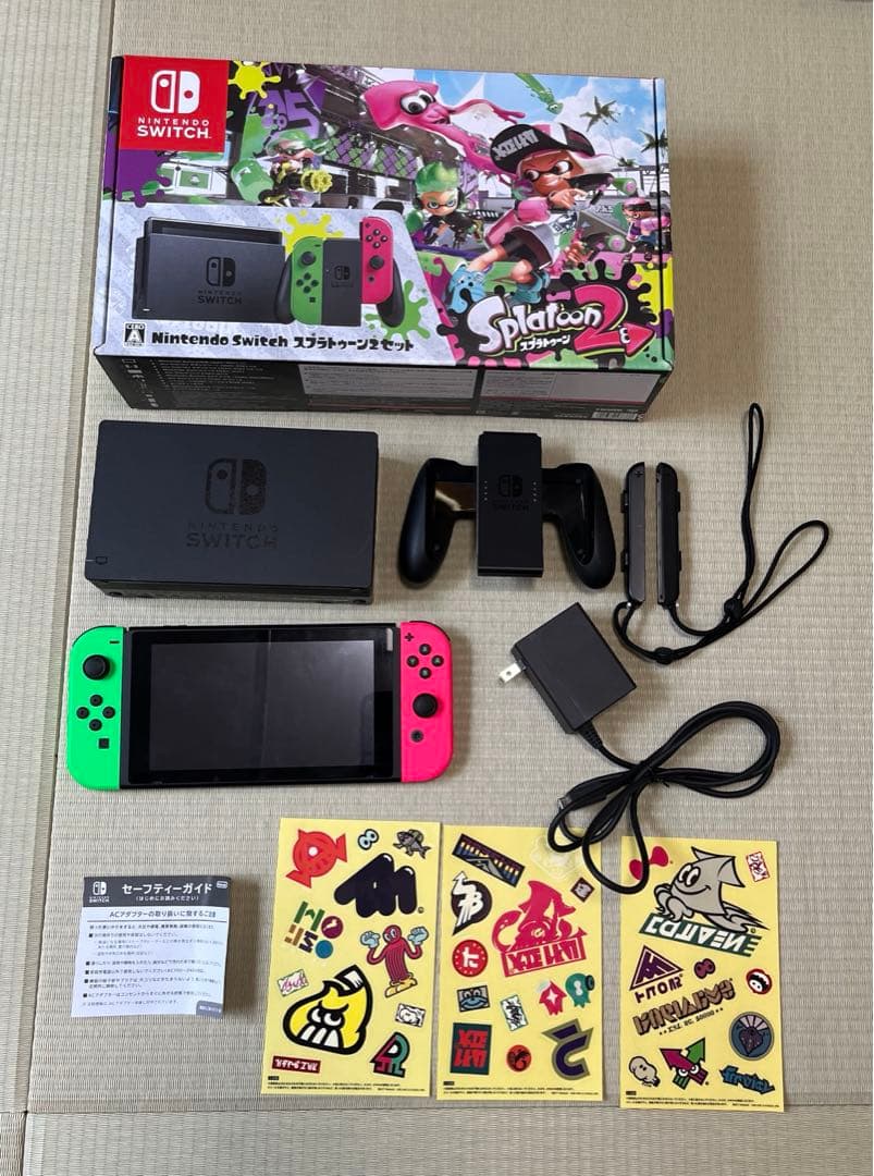 【ジャンク品】Nintendo Switch 本体 スプラトゥーン2セット