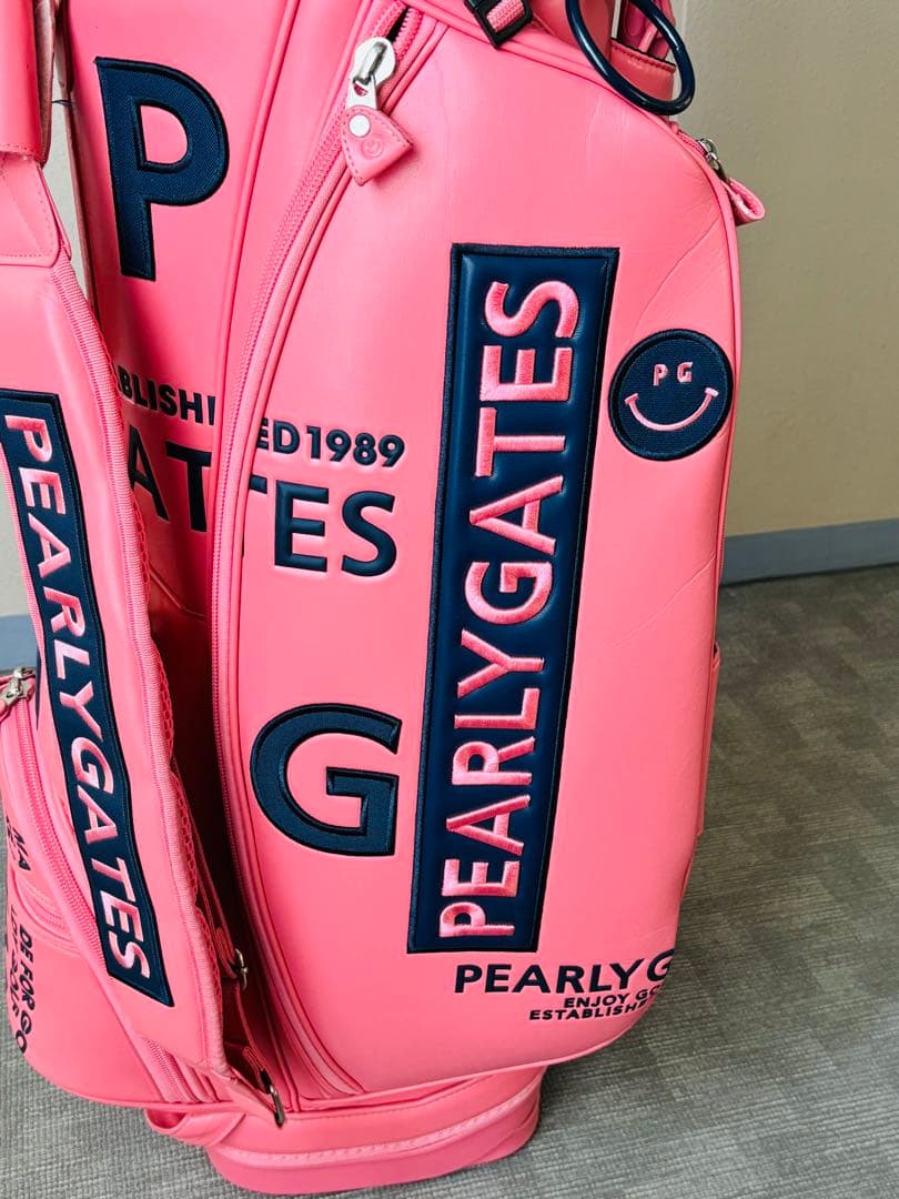 パーリーゲイツピンク キャディバッグ