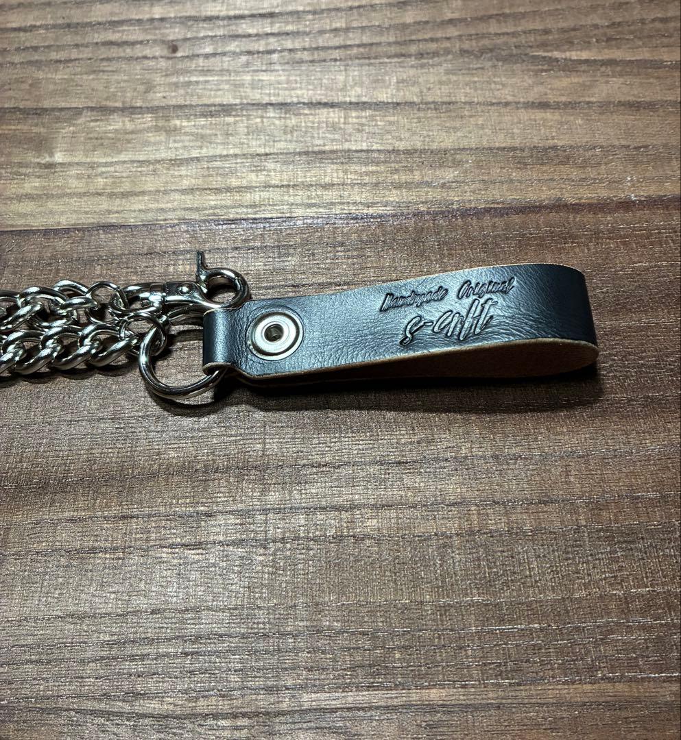 牛革本革ミドルトラッカーウォレット