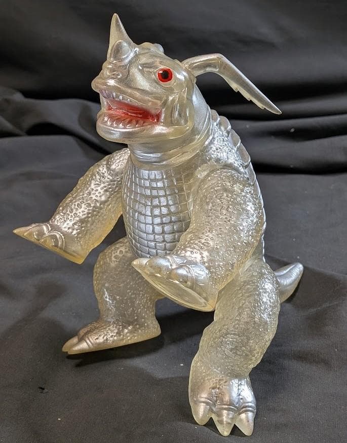 透明ネロンガ 四足（マルサン）クリア成型ソフビフィギュア