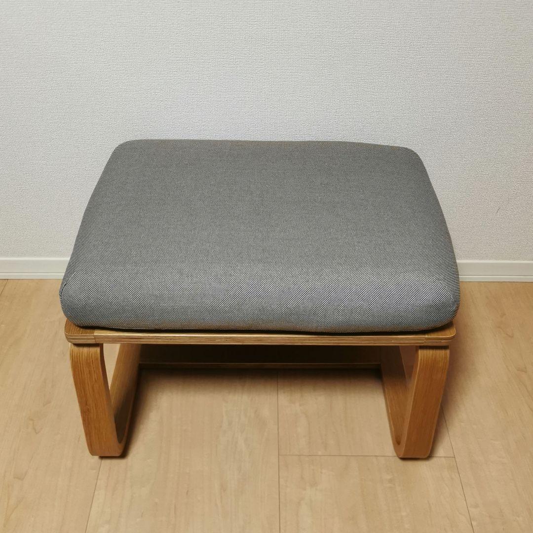 無印良品 リビングでもダイニングでもつかえるベンチ・２・オーク材　オットマン