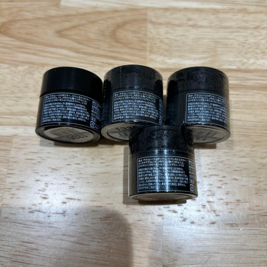 A Black ジェルネイル 4個セット ユニコーンスターバージョン