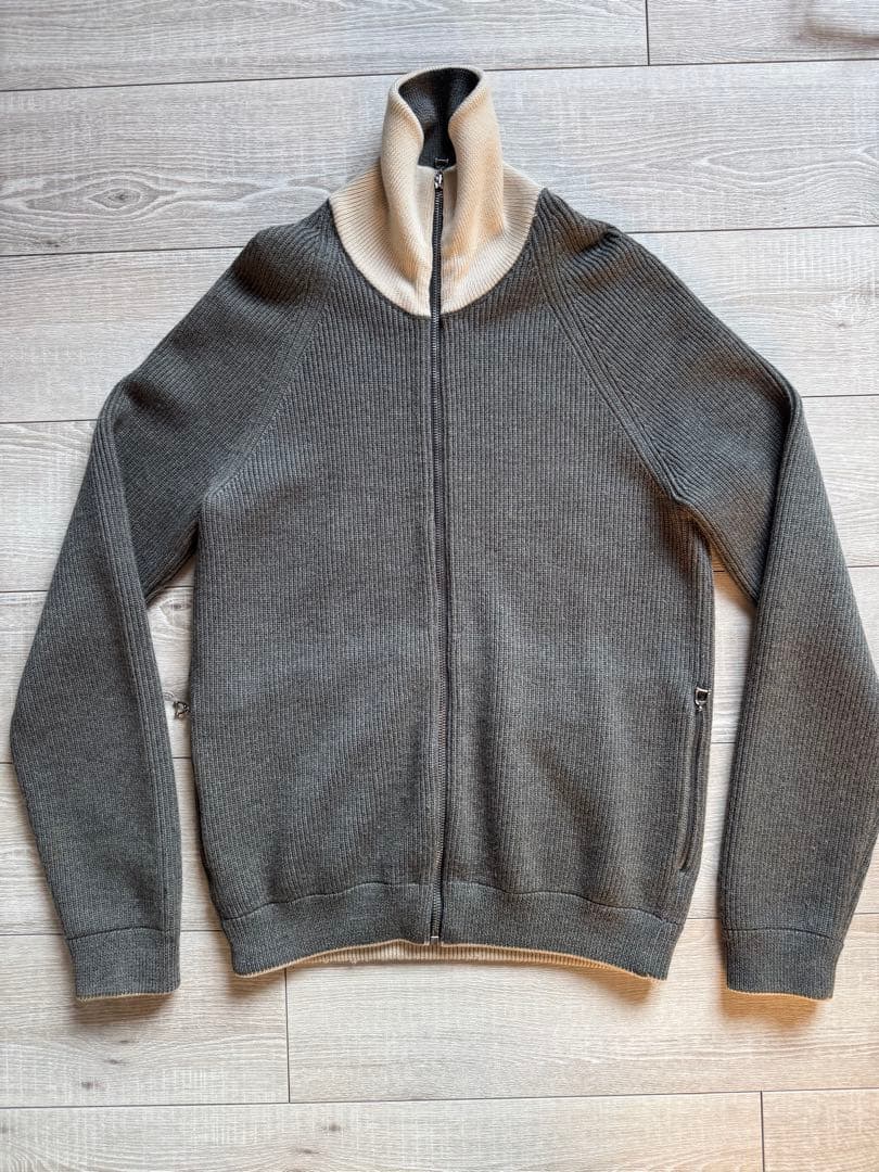 最終値下げ GUCCIグッチ ジップアップ ニットセーター