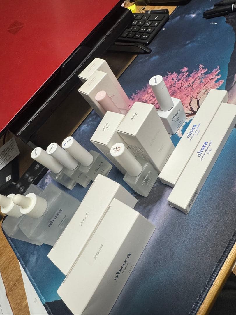 値下げ不可！ohora ネイルケア製品セット(バラ売り不可)シークレットオマケ付