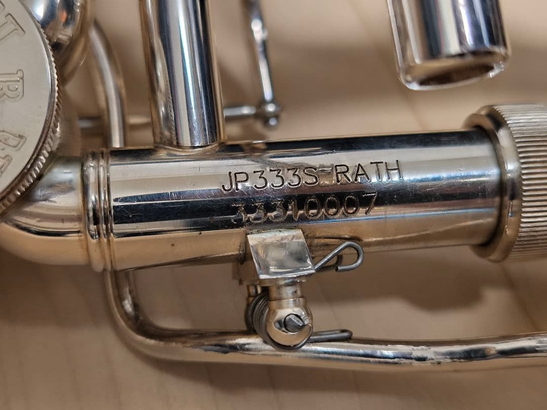 ぱ*ー様 JohnPacker バストロンボーン ダブルロータリー シルバー マ