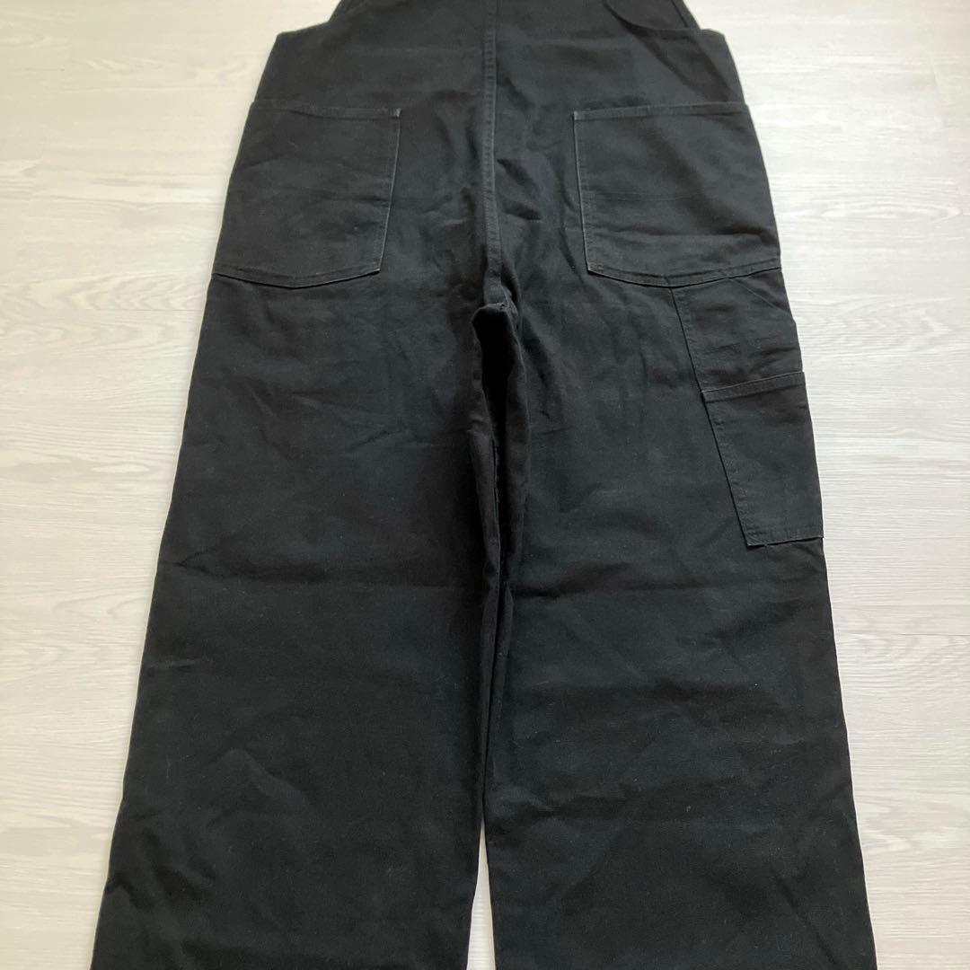 USA製90s BEN DAVIS ブラックダック地オーバーオール アメカジ古着