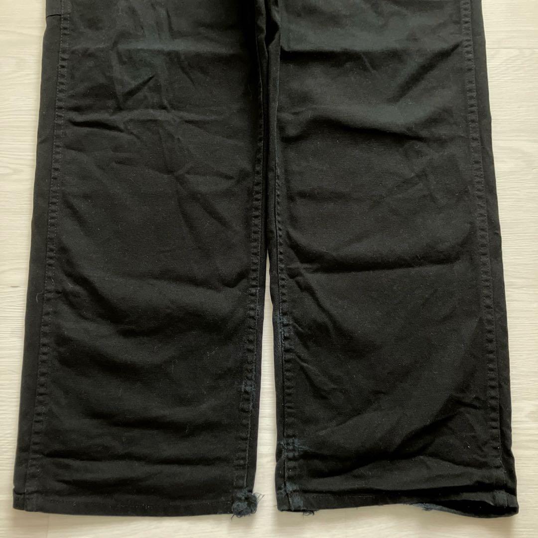 USA製90s BEN DAVIS ブラックダック地オーバーオール アメカジ古着