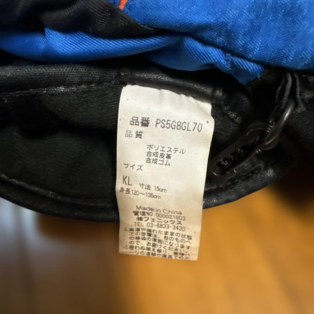 phenix スキーウェア 青 サロペット 手袋付き