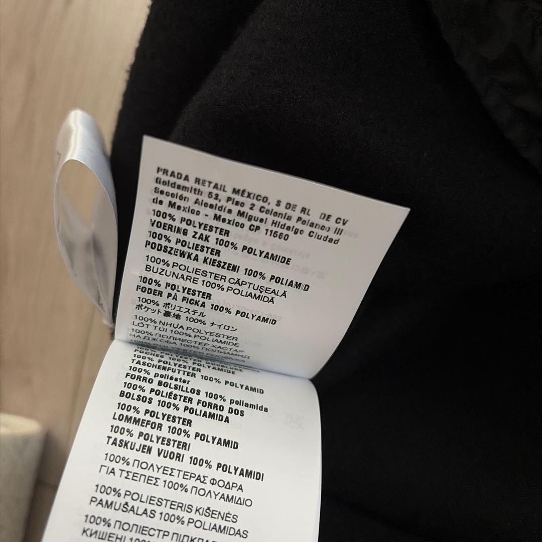 タグ付き　miumiu コットンフリース ジップスウェットシャツ XS