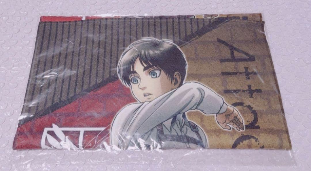 進撃の巨人 エレン フェイスタオル attack on titan