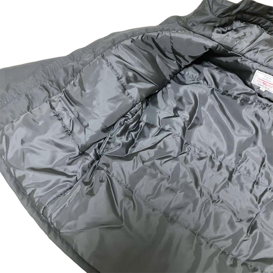 【未使用】AVIREX アヴィレックス ミリタリージャケット フード XL 黒