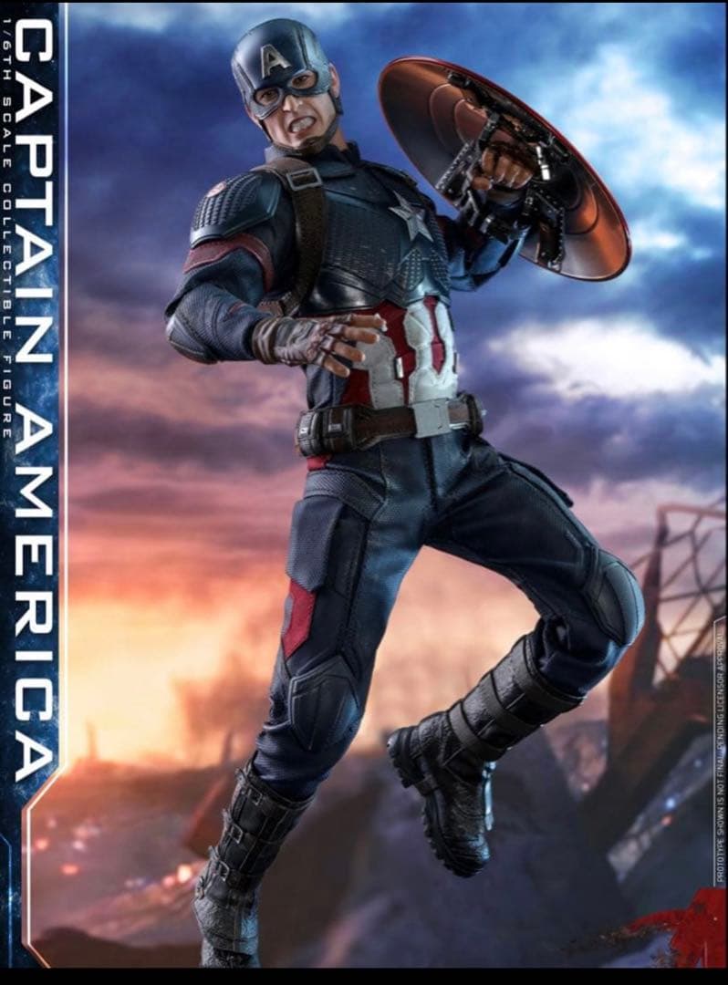 【付属品完備】ホットトイズ キャプテン・アメリカ アベンジャーズ/エンドゲーム