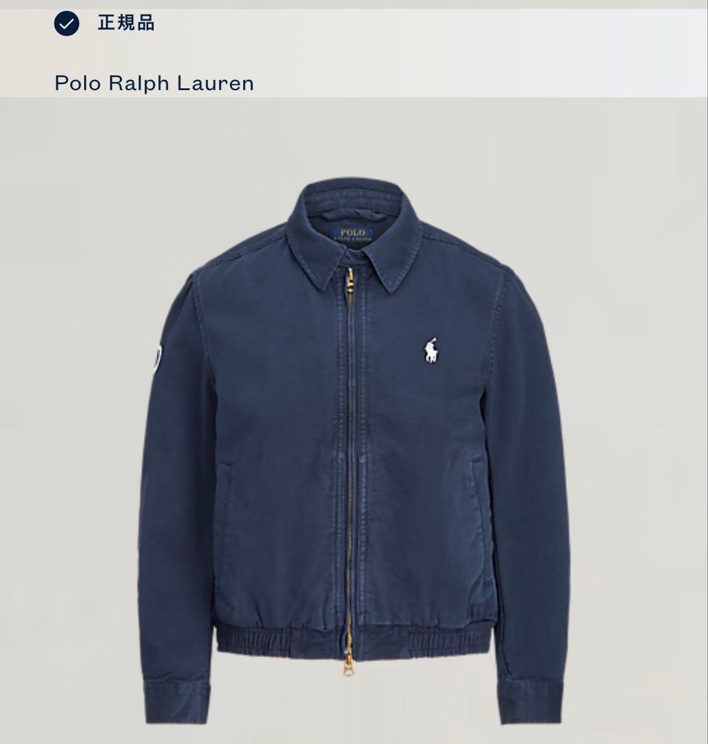 ポロラルフローレン ドリズラージャケット ダブルジップ ジャンパー ネイビー紺S