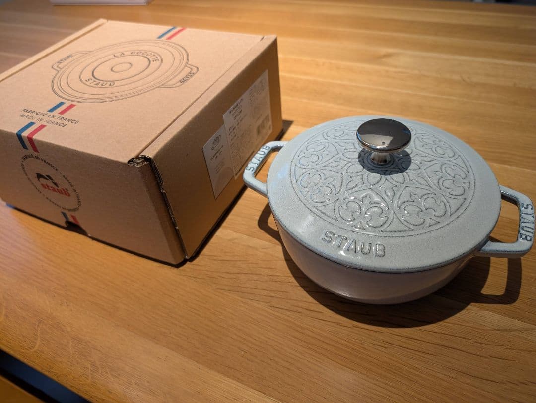 【美品】STAUB ストウブ Wa-NABE S Lilly カンパーニュ