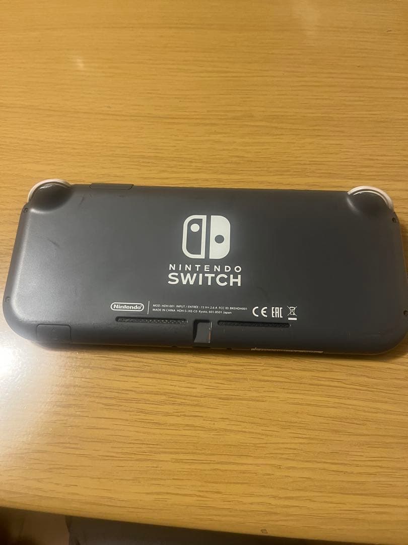 Nintendo Switch Lite グレー 本体　ジャンク　初期化済