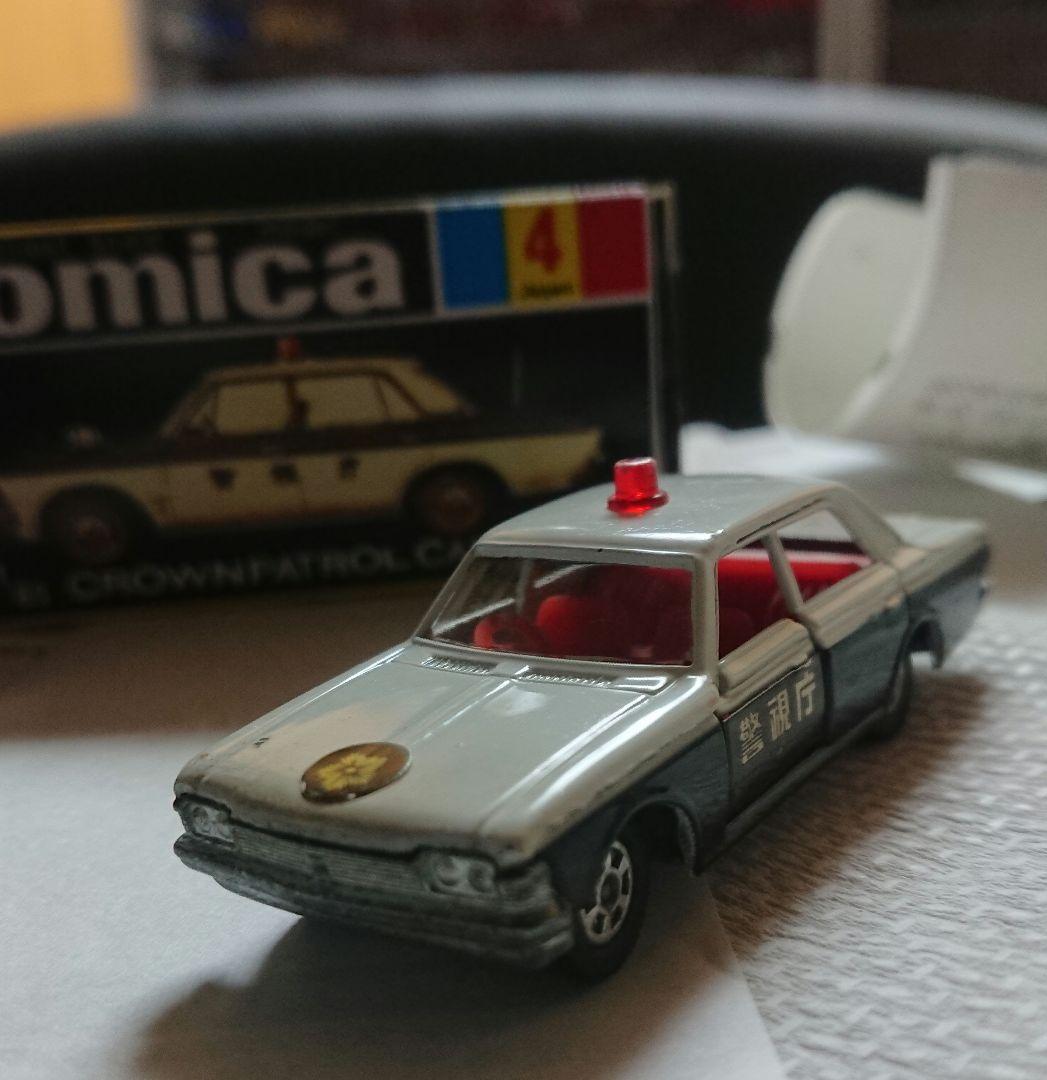 トミカ クラウンパトロールカー 4-1-4 1Dホイール 日本製 激レア